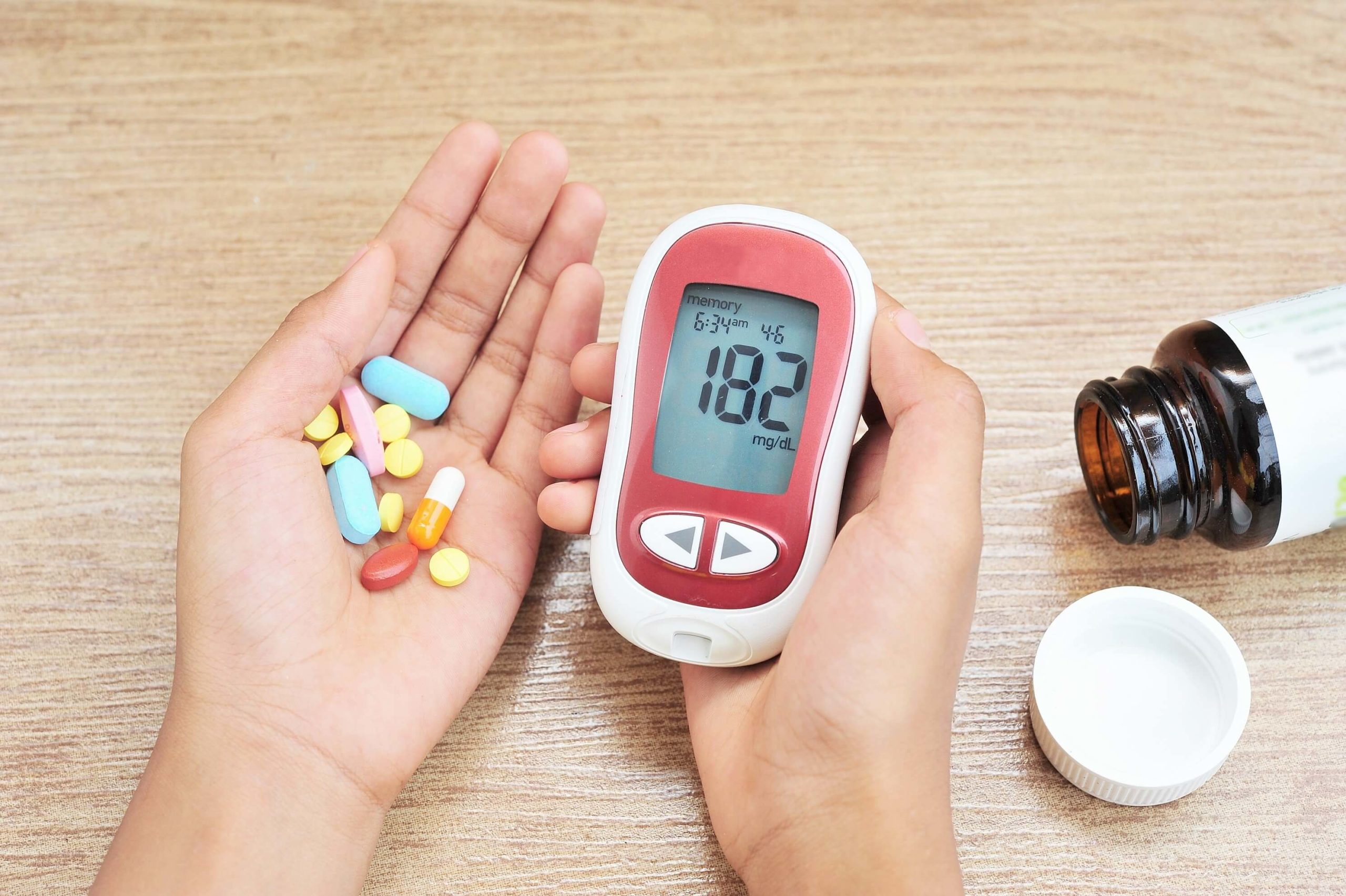 glucometer and medication